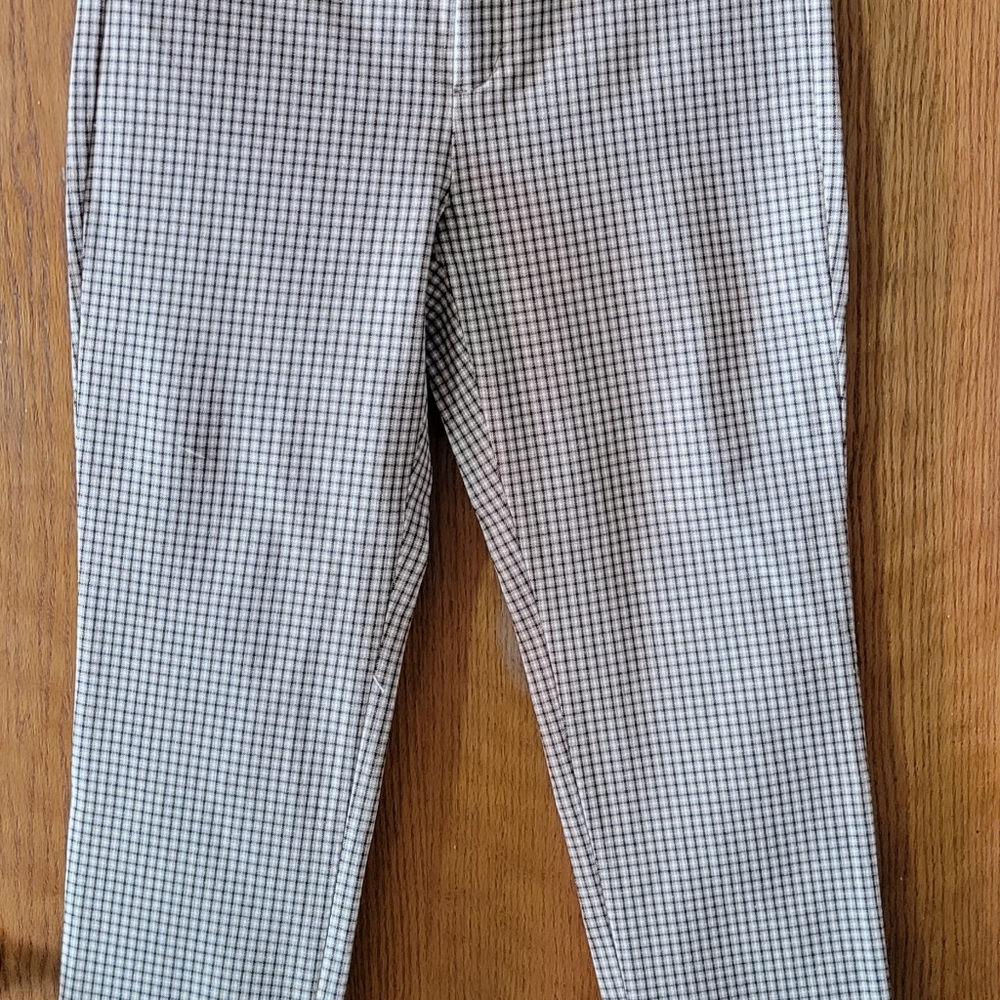 Banana Republic Plaid Sloan Ankle Pant 4P New!
